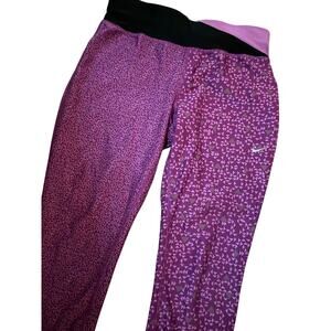 EUC Nike purple capris sz S w drawstring yoga activewear